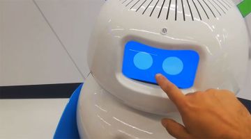 robot mobile per eventi fieristici, stand, convegni, store, centri commerciali